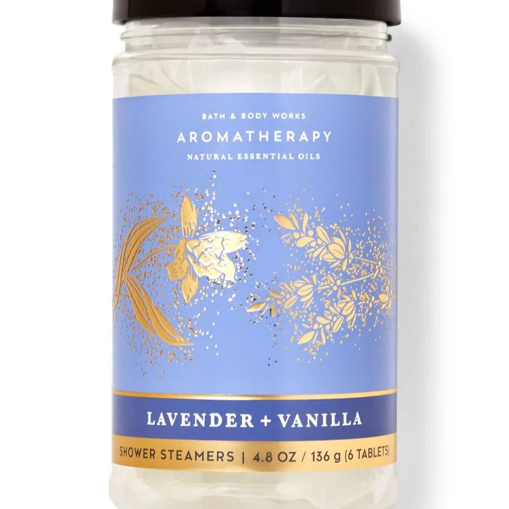 Bath & Body Works Aromatherapy Shower Steamers Lavender & Vanilla SLEEP 6pk NEW